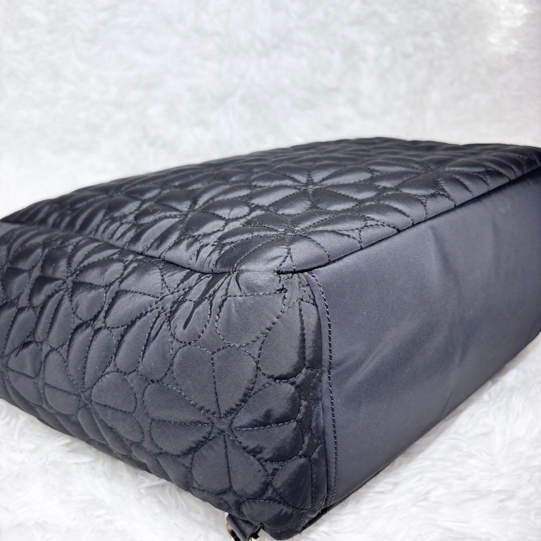 【美品】 大容量 ケイトスペード 3way リュック 黒 ブラック キルティング