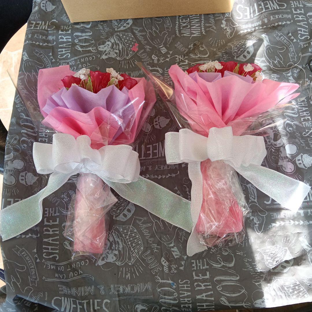 アメリカンフラワー　ディップフラワー　花束