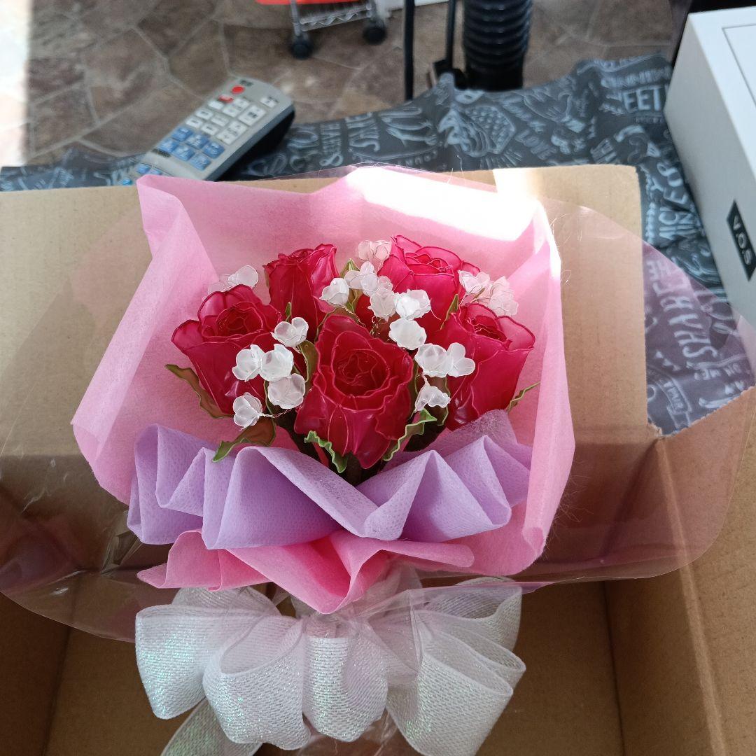 アメリカンフラワー　ディップフラワー　花束