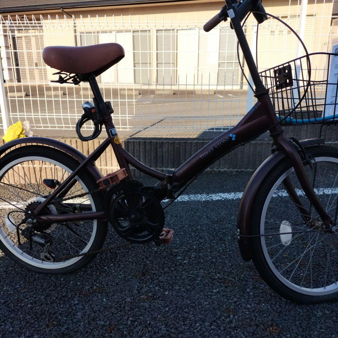 20インチ折りたたみ自転車取扱説明書付き/キーロック付き