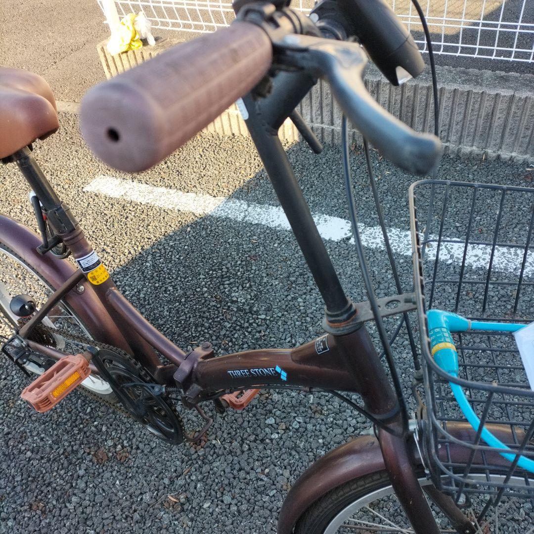 20インチ折りたたみ自転車取扱説明書付き/キーロック付き