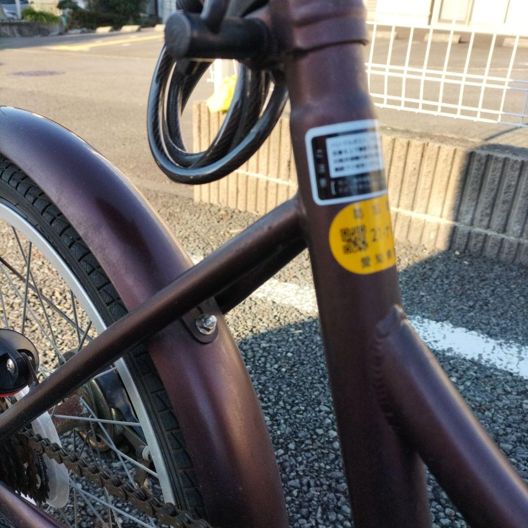 20インチ折りたたみ自転車取扱説明書付き/キーロック付き