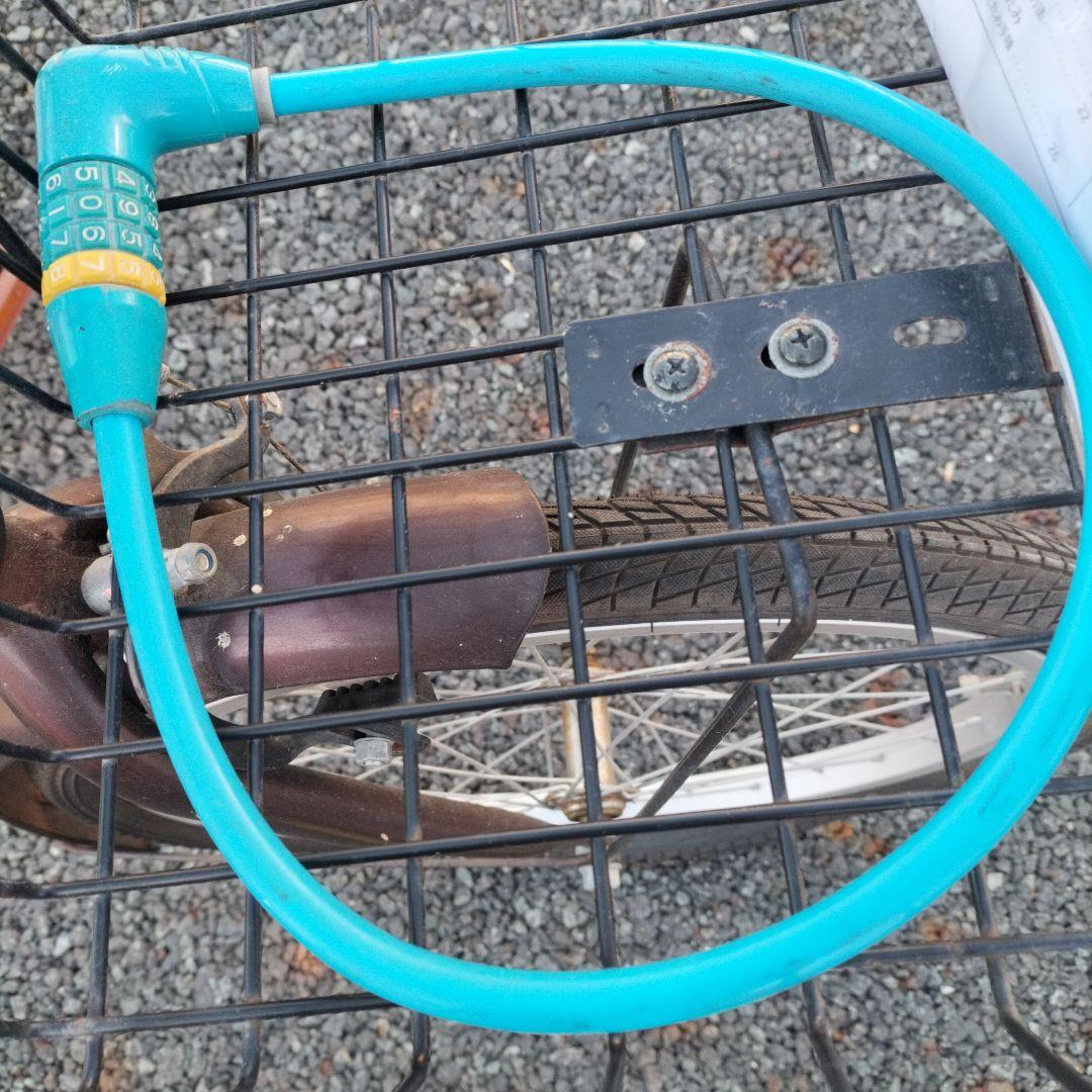 20インチ折りたたみ自転車取扱説明書付き/キーロック付き