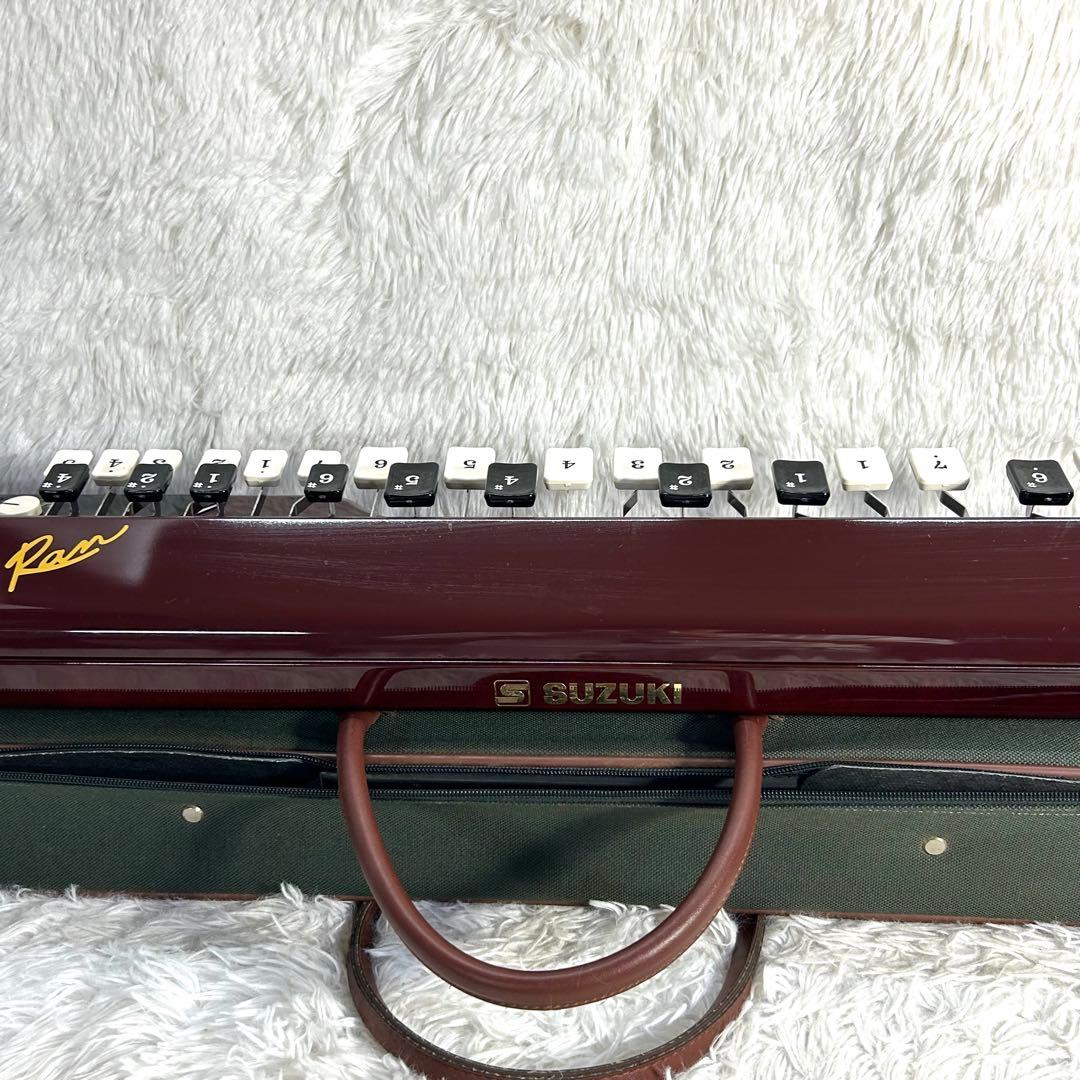 【レア・良好】SUZUKI 蘭 BASSバス 電気大正琴