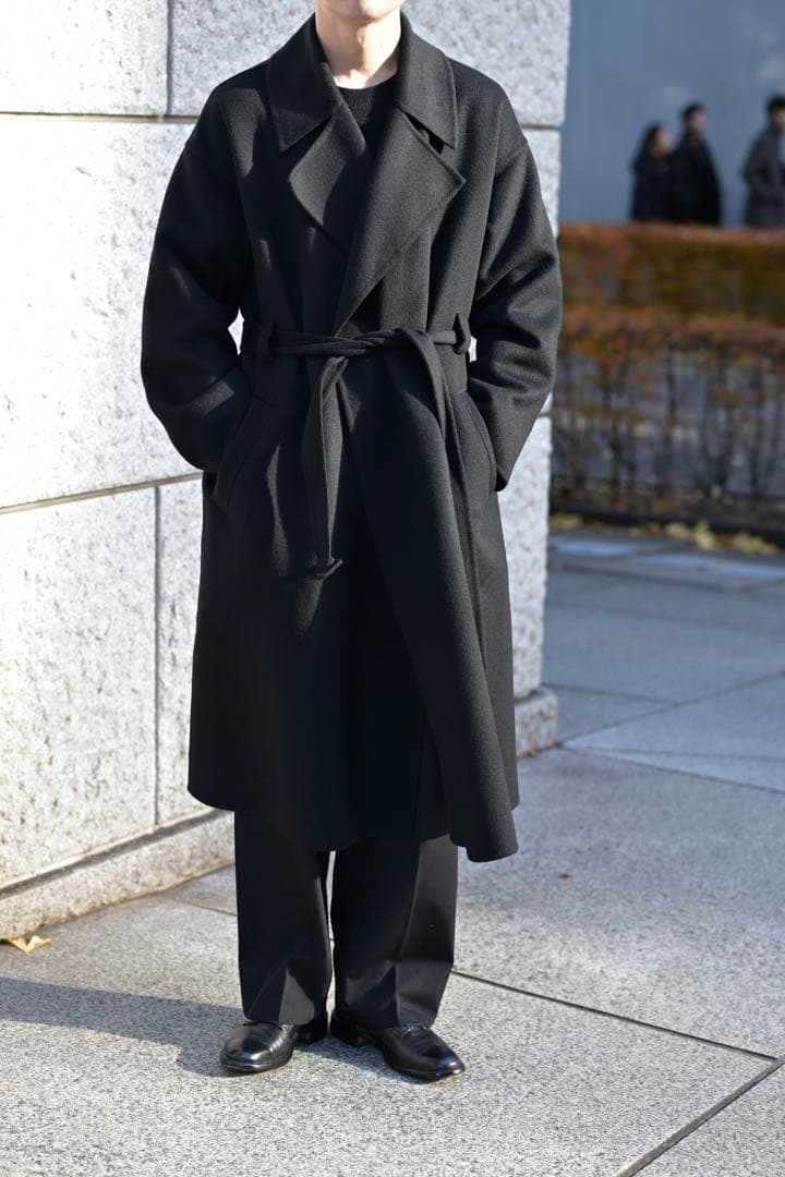 EXCLUSIVE CASHMERE MELTON HAND SEWN COAT - メルカリ