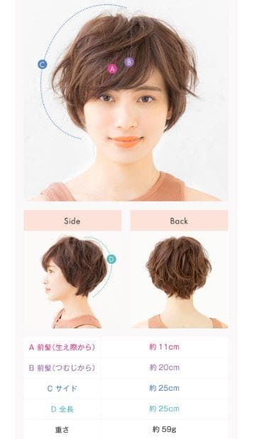 ミント様専用 リネアストリア「天使のカジュアルショート」ダーク