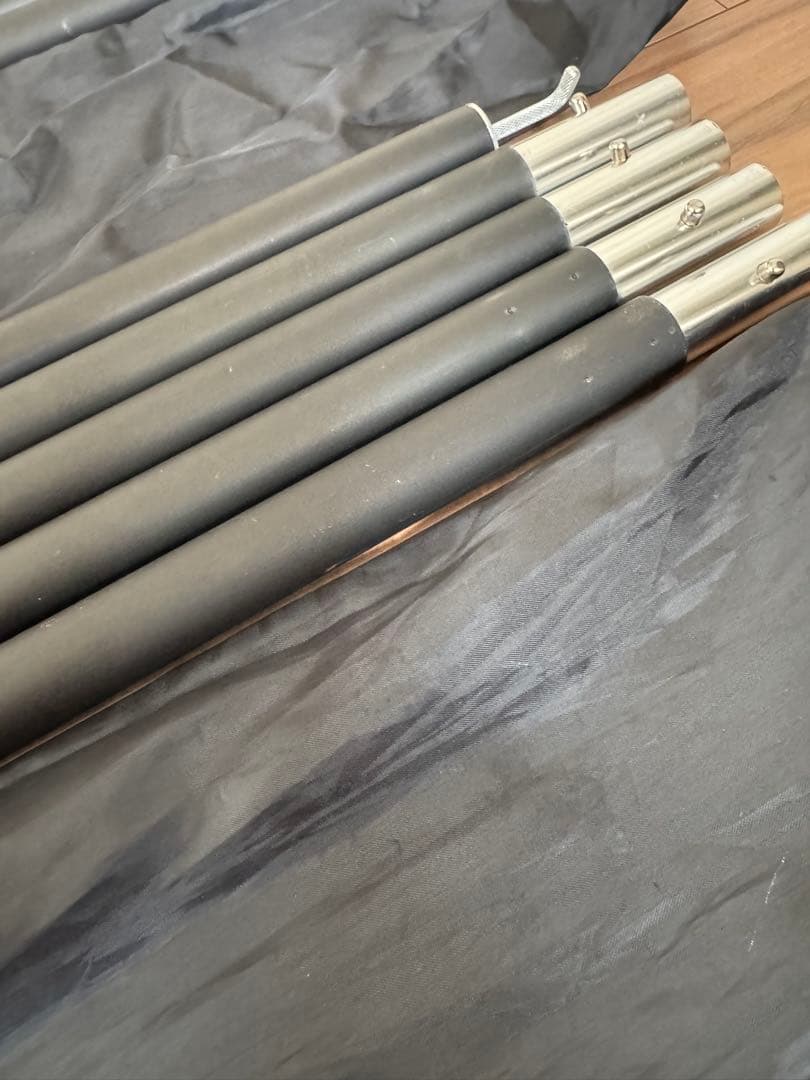 DOD ビッグタープポール ブラック3セット