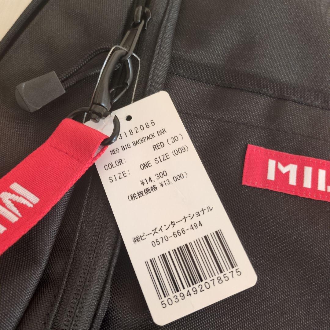 新品★MILKFED. ミルクフェドNEO BIG BACKPACK BAR