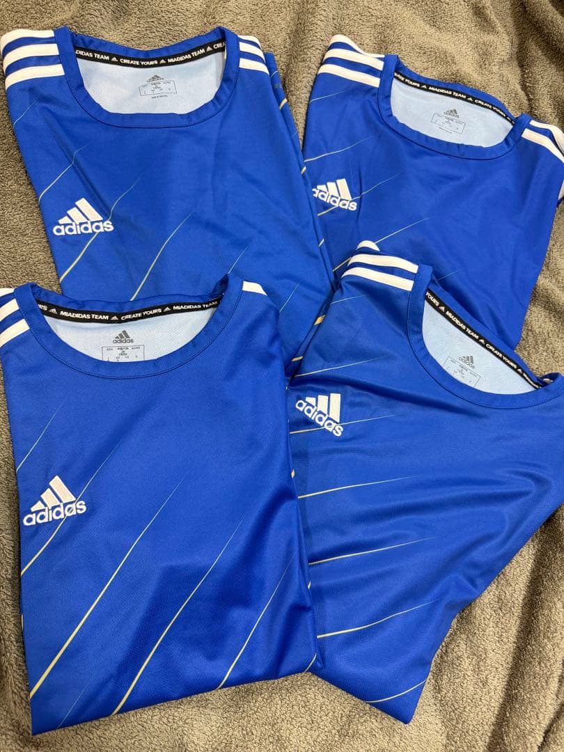 adidas アディダス サッカーシャツ サッカーウェア ユニフォーム ブルー