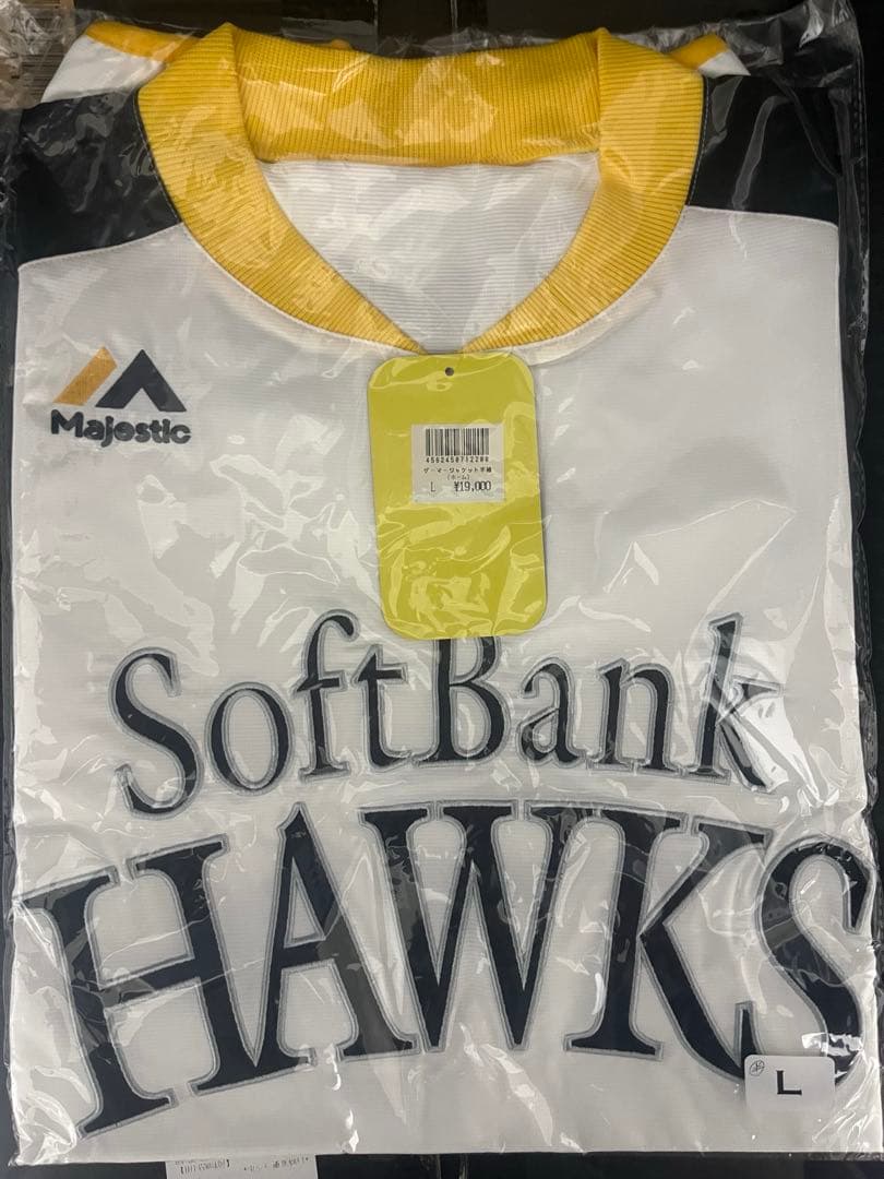 SoftBank Hawks プロコレゲーマージャケット 半袖 Lサイズ