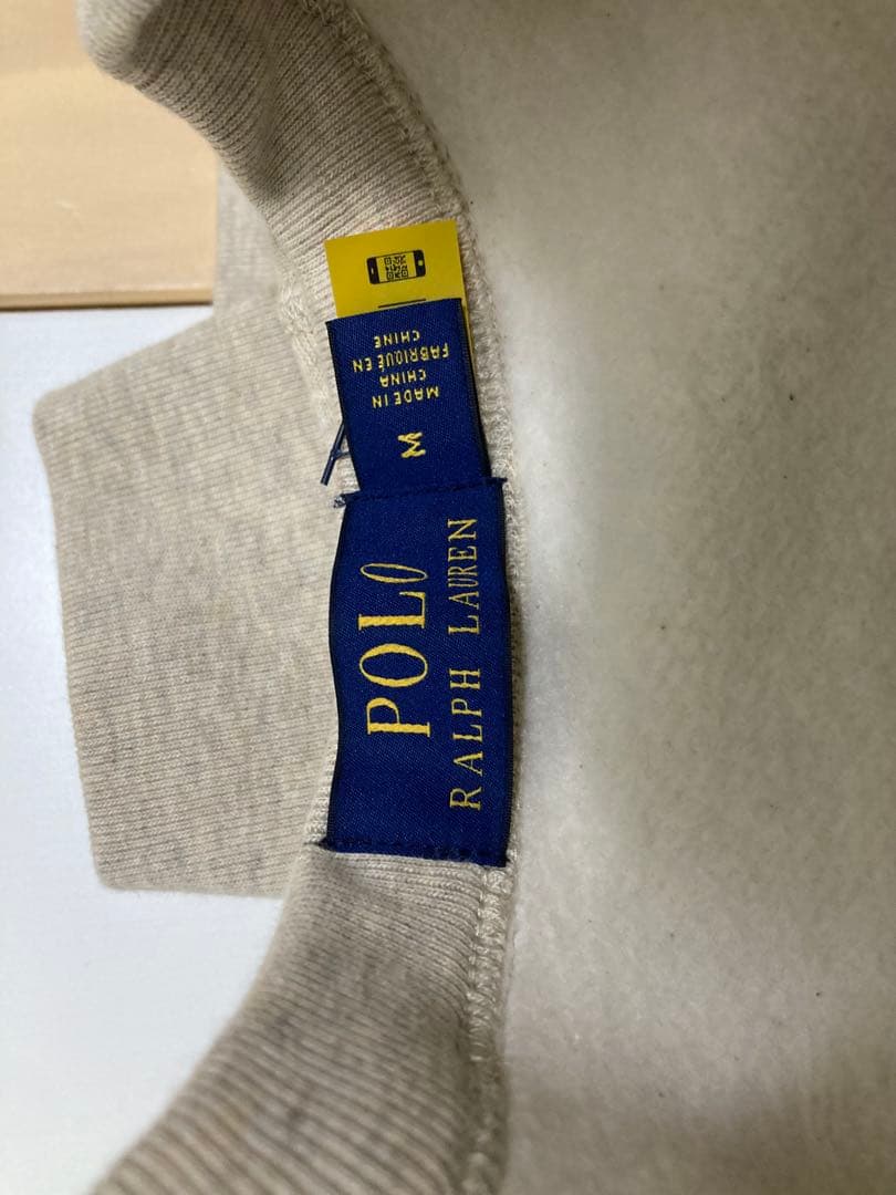 POLO RALPH LAUREN ベージュ クルーネック M