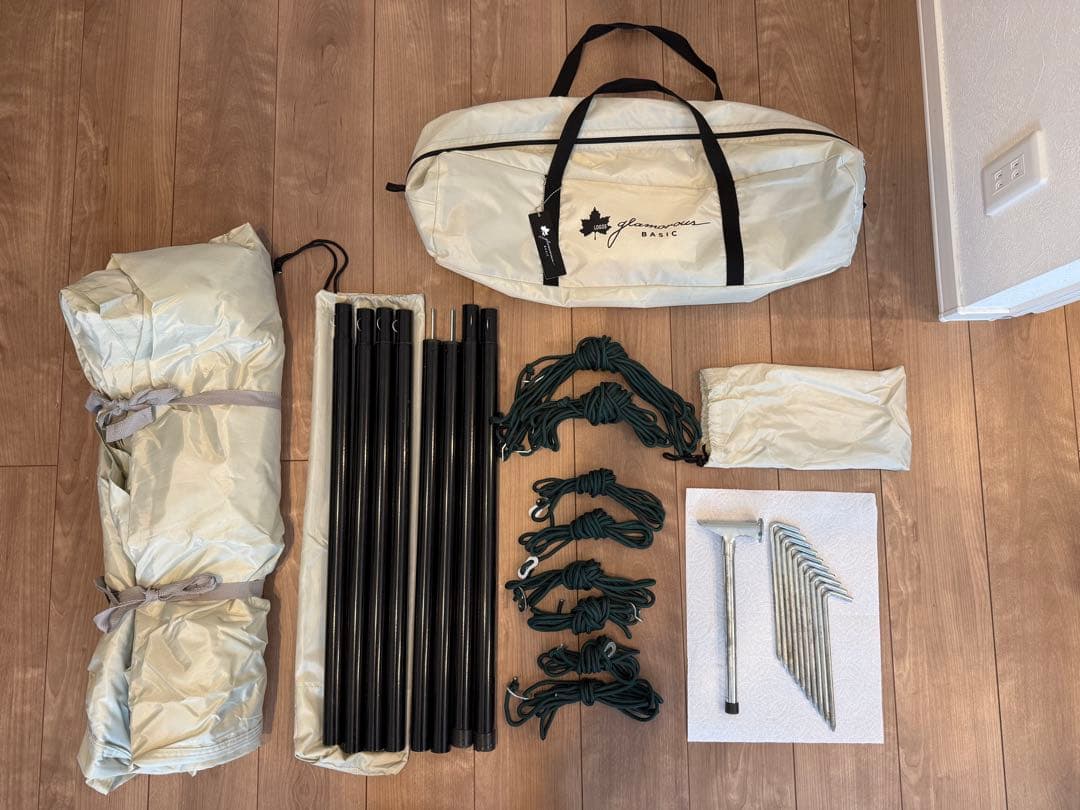 【美品】グランベーシック BIGオクタゴンタープ-BJ