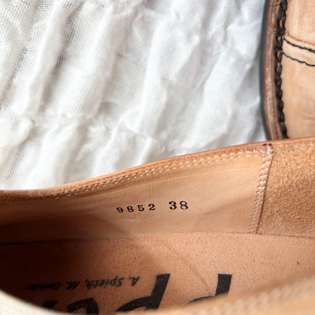 【美品】 トリッペン 近年モデル レザーシューズ サイドゴア スリッポン