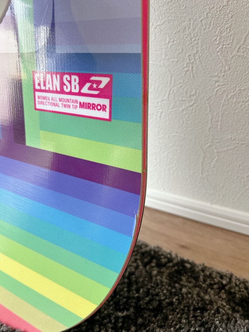 ELAN mirror 138cm スノーボード 3点セット