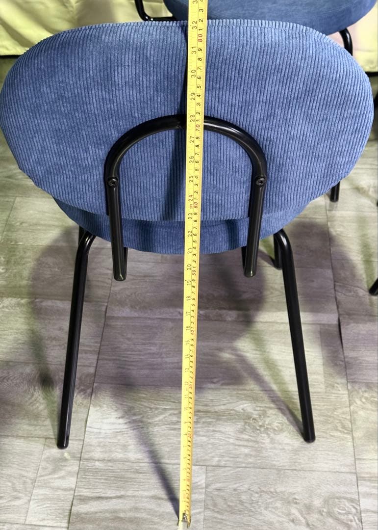 期間限定 ! 新品 ダイニングチェア 椅子 インテリア 4脚セット ブルー