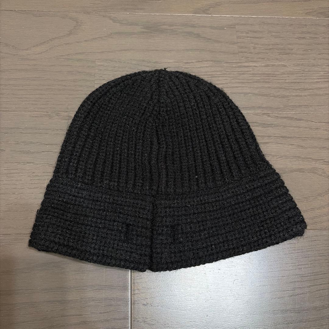 CELINE ブラック ニット帽 セリーヌ 美品 タグ無し - メルカリ