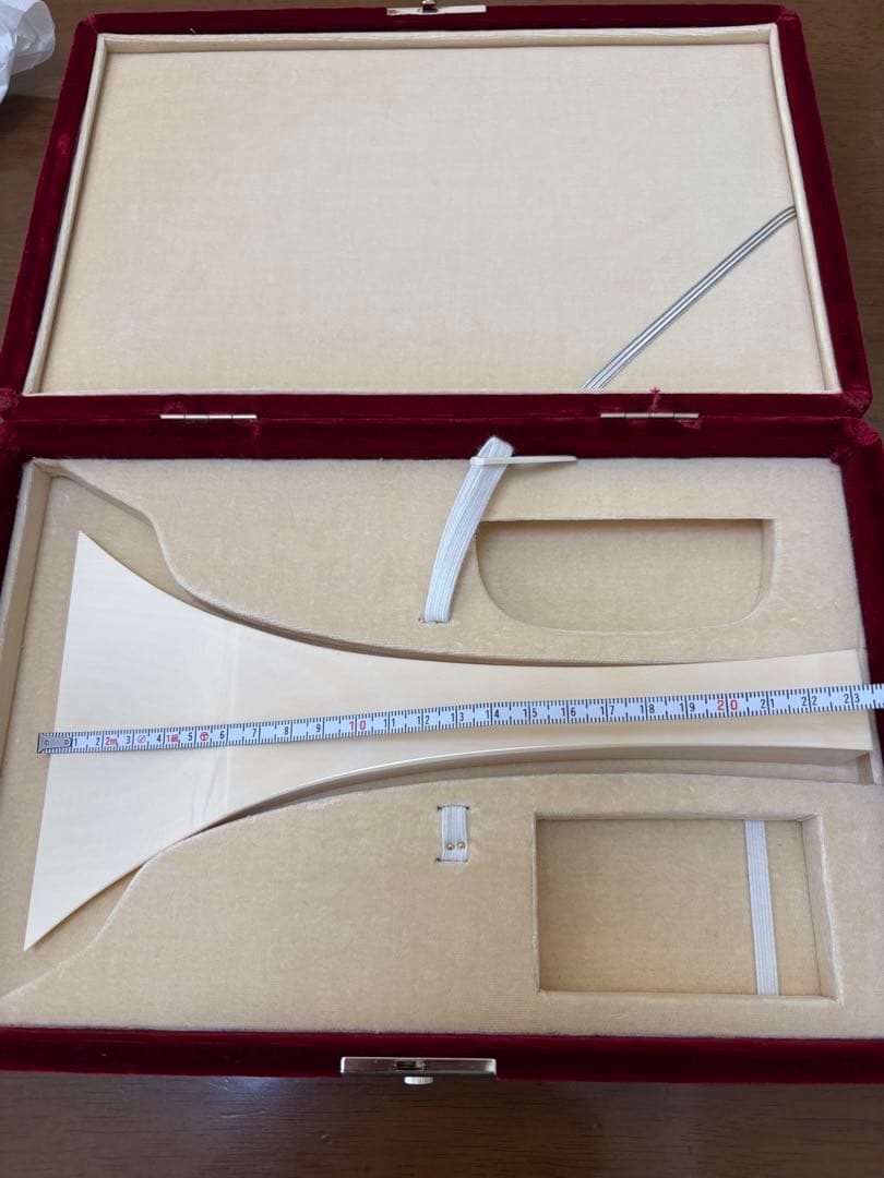 【超美品】最高級　象牙風　三味線　丸撥　定価150万