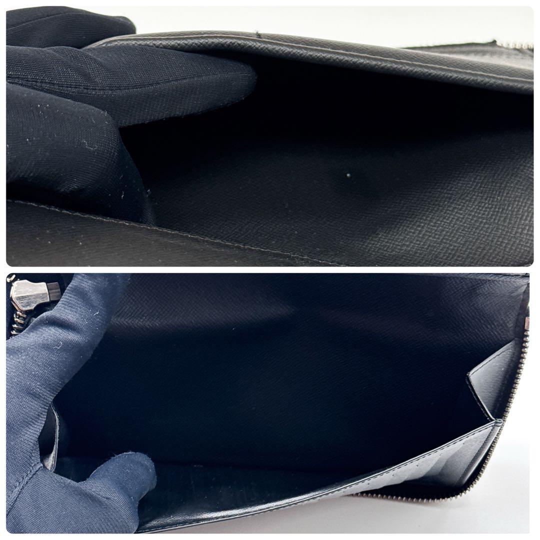 ルイヴィトン モノグラム エクリプス ヴェルティカル 財布 ブラック ジッピー