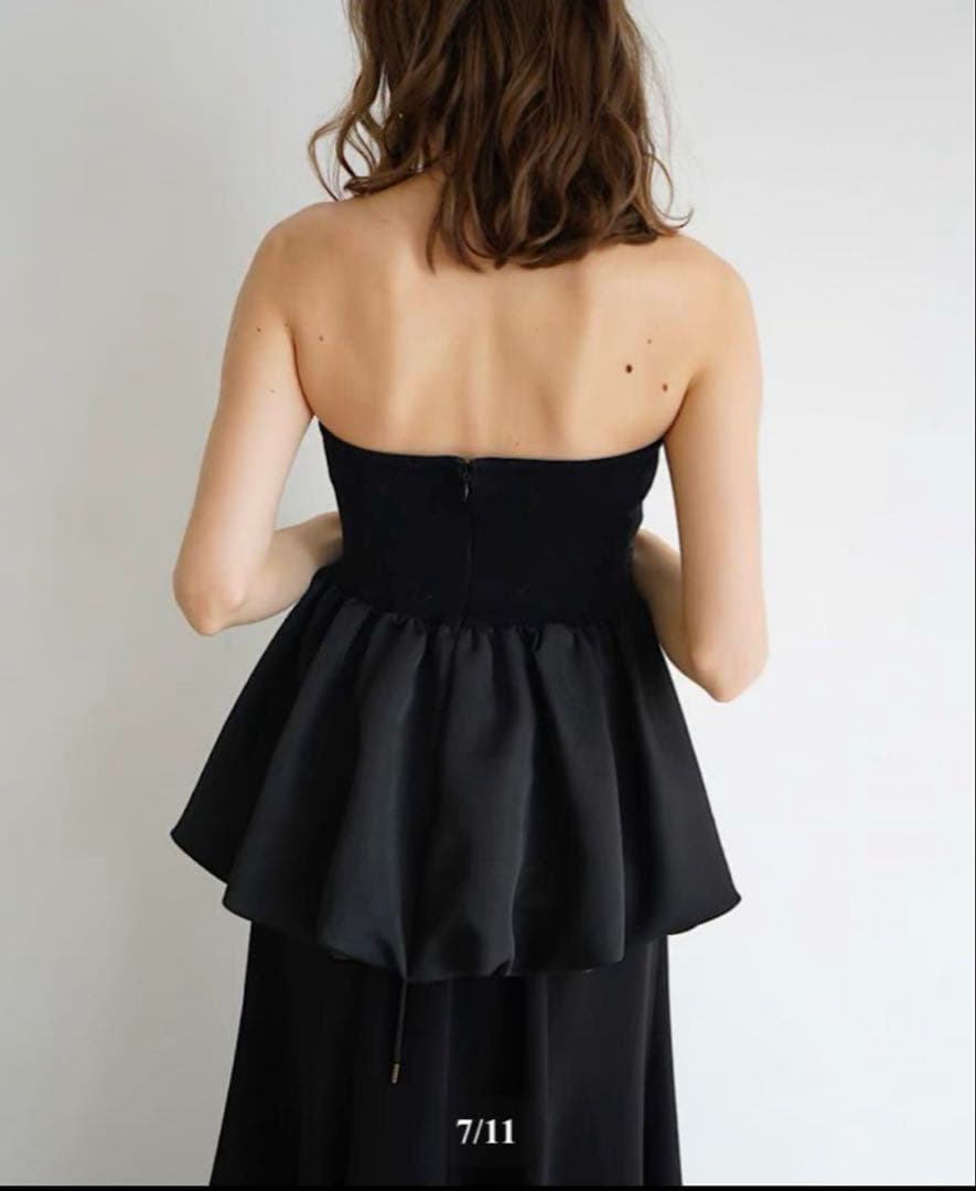 トップス acka volume bare top