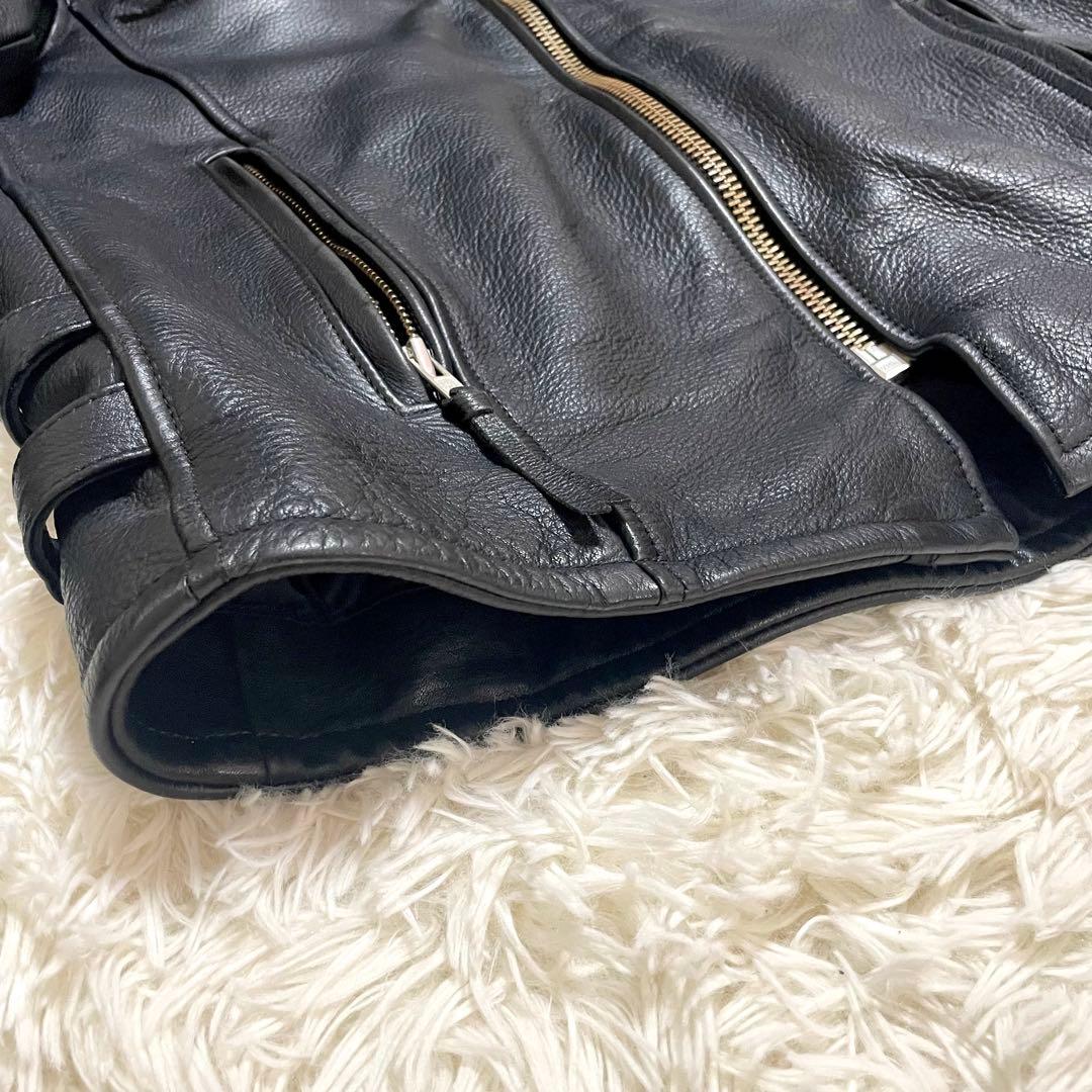 ✨極美品✨KADOYA シングルライダース ブラック ライナー付 XLサイズ