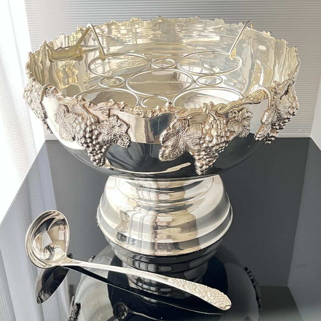 【特大】 葡萄のワインクーラー / パンチボウル / センターピース 巨大