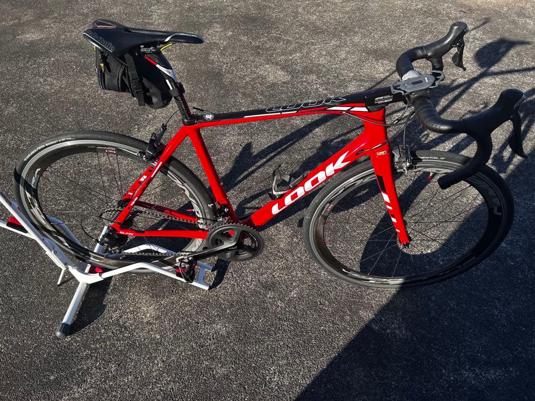 きまぐれ値引き！LOOK 675 light ロードバイク フルカーボン　レッド