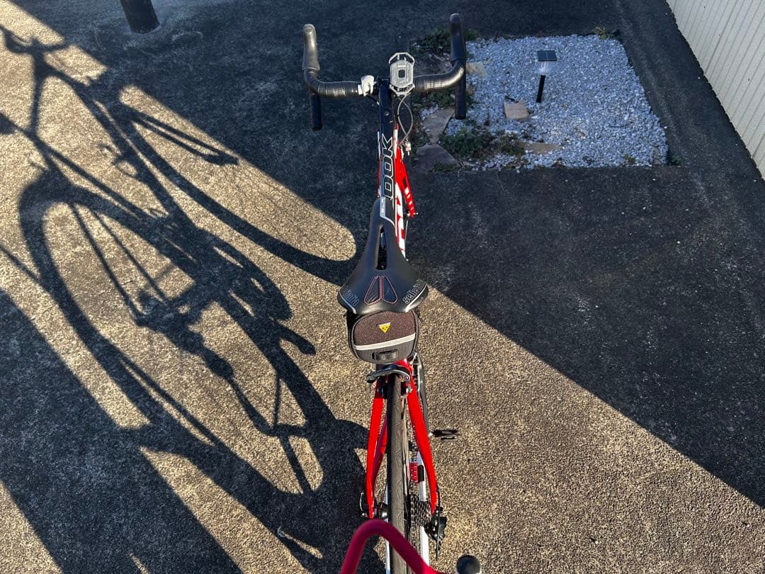 きまぐれ値引き！LOOK 675 light ロードバイク フルカーボン　レッド