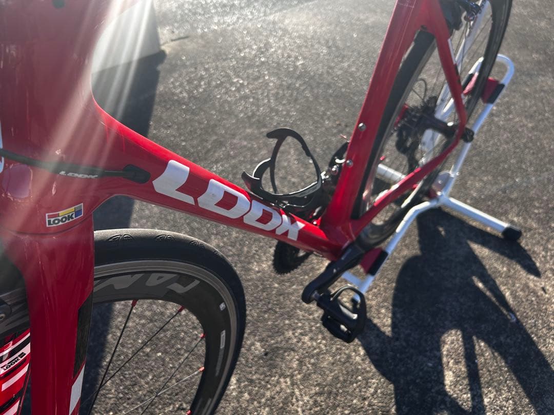 きまぐれ値引き！LOOK 675 light ロードバイク フルカーボン　レッド