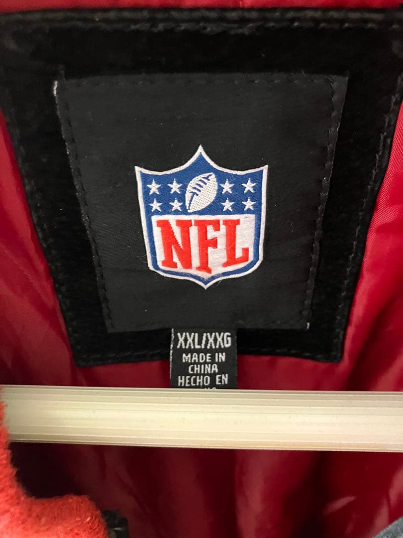 【 90s古着】Buccaneers スタジャン XXL レザー NFL 希少