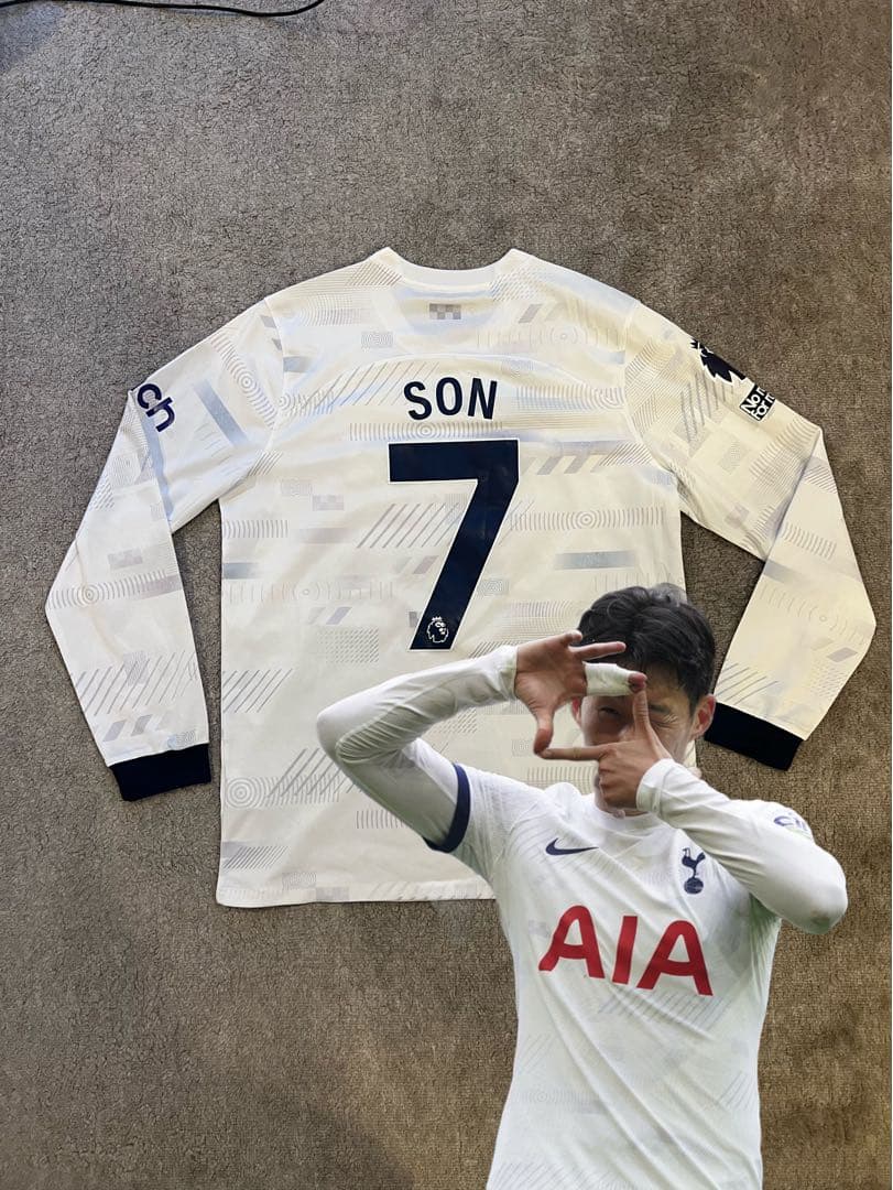 国内正規品】トッテナム ソンフンミン23/24 7番 長袖ユニフォーム