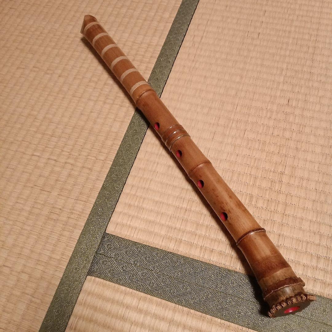 竹製 一尺八寸管尺八