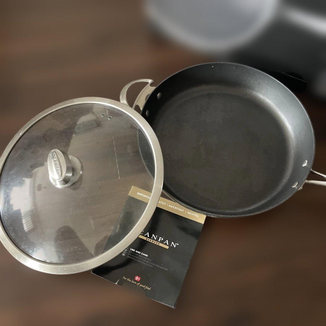 SCANPAN PRO IQ 32cm 3.6L フライパン 蓋付き