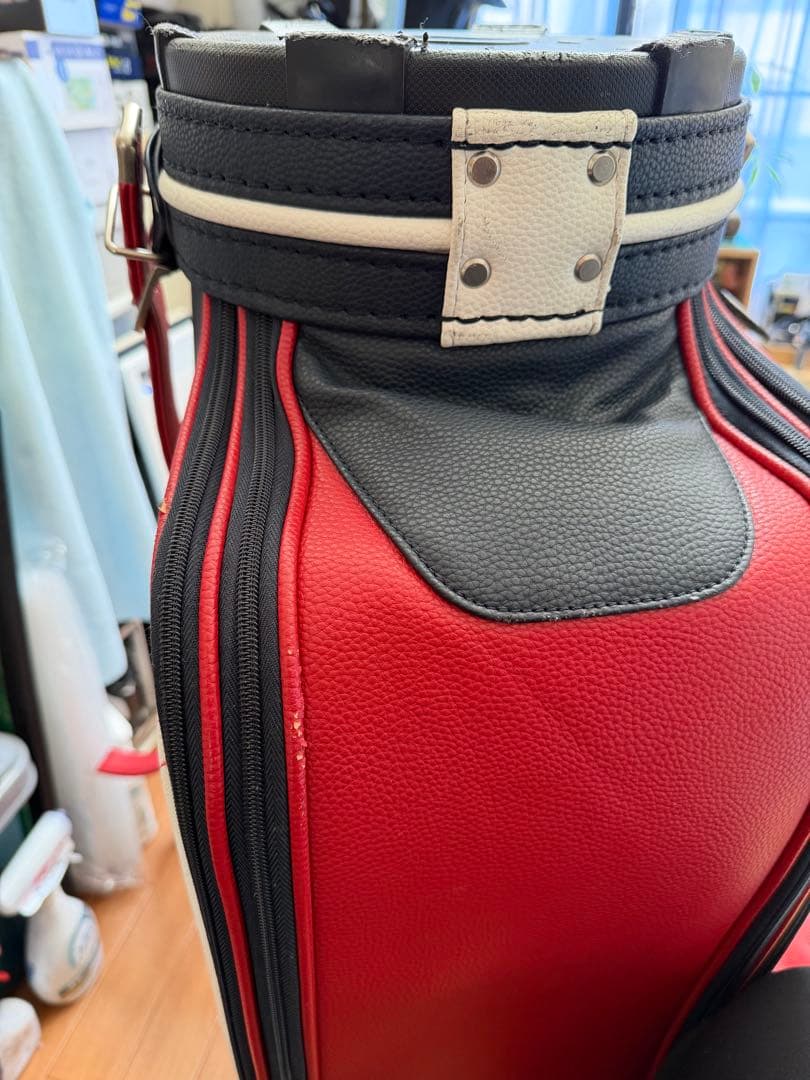 Admiral キャディバッグ レッド