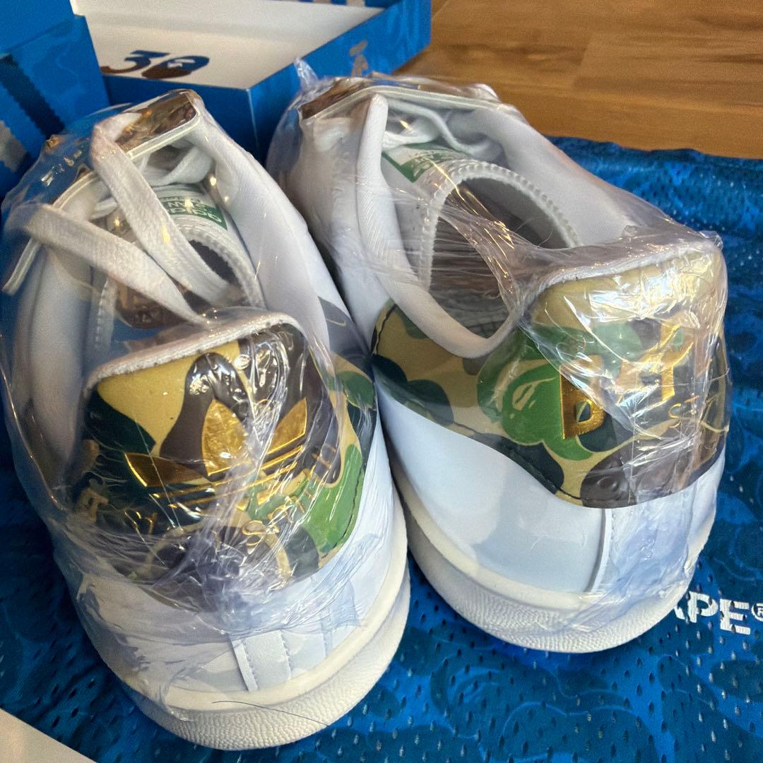 【新品未使用】adidas Stan Smith BAPE GOLF 26.5㌢
