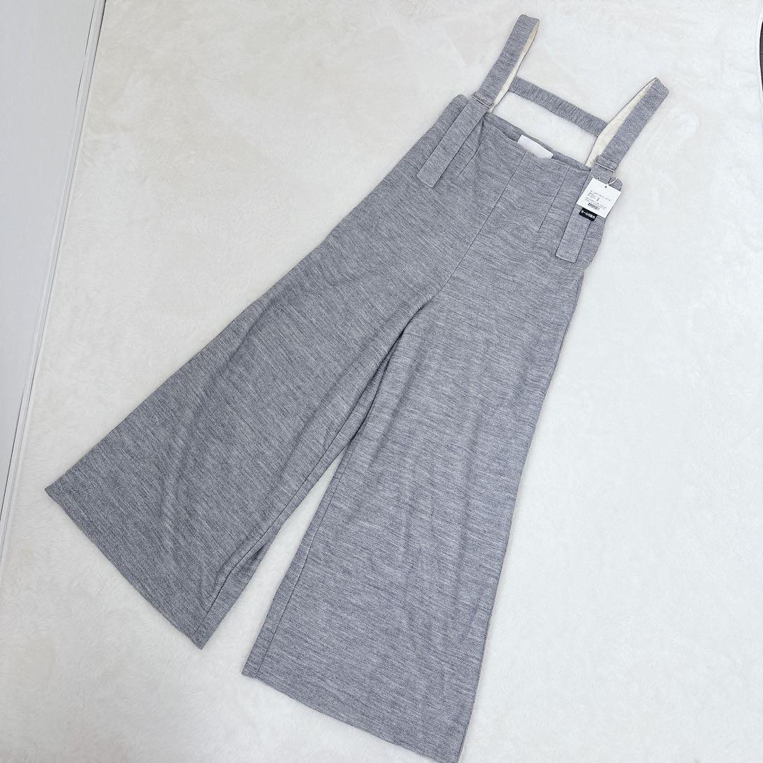 TODAYFUL トゥデイフル ハイウエストスウェットサロペット グレー 36