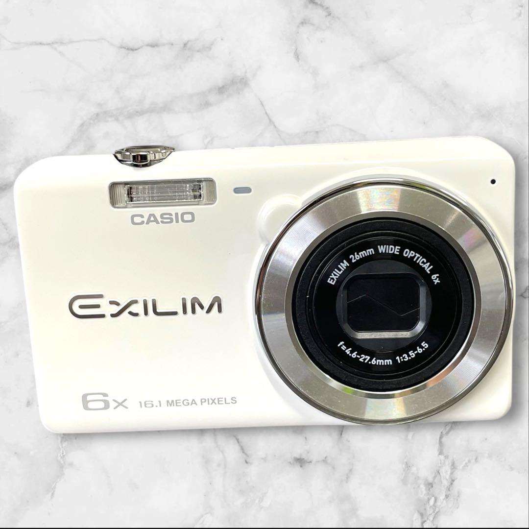 CASIO EXILIM EX-ZS26 ホワイト　電源OK
