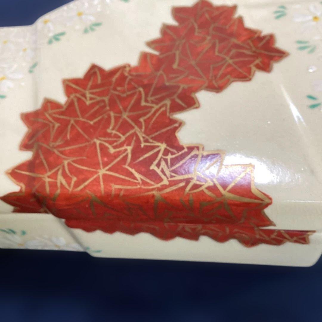 京焼雲錦菱形蓋物 1客 新品未使用 平安松斎作 食器 yesteryearfashions.com