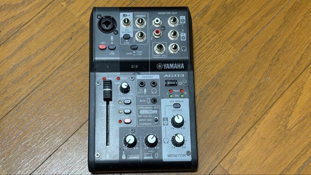 YAMAHA AG03 MK2（マランツMPM-1000マイク付）
