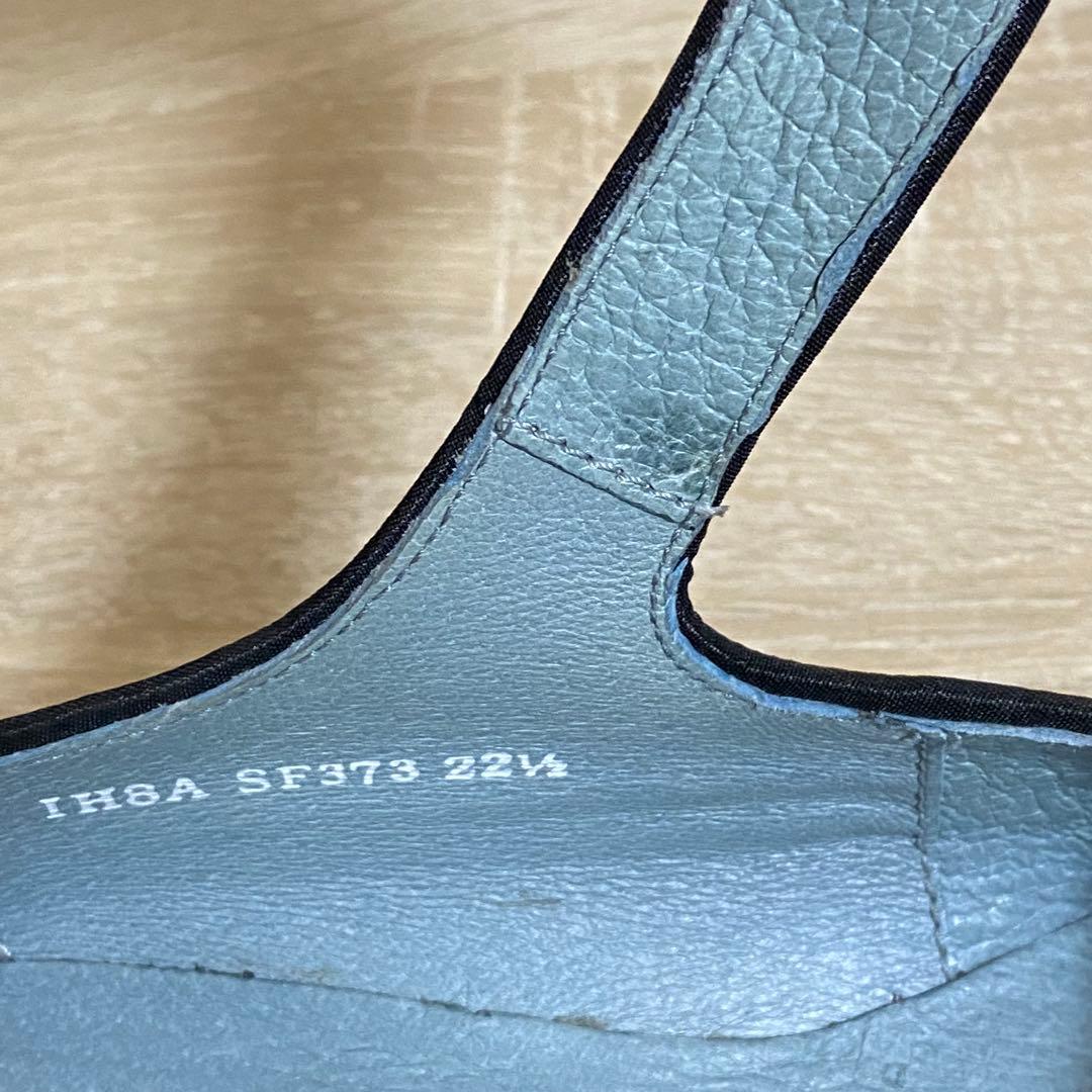 HARUTA ブラック メリージェーン シューズ　22.5cm EE 希少