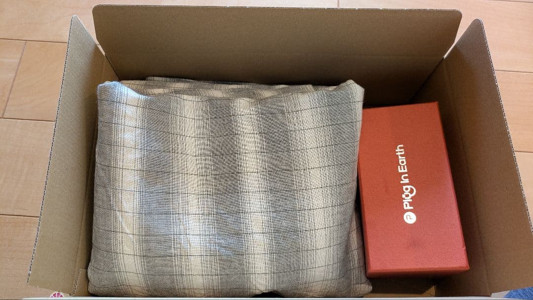 アースリネンシーツ チェック柄 プラグインアース