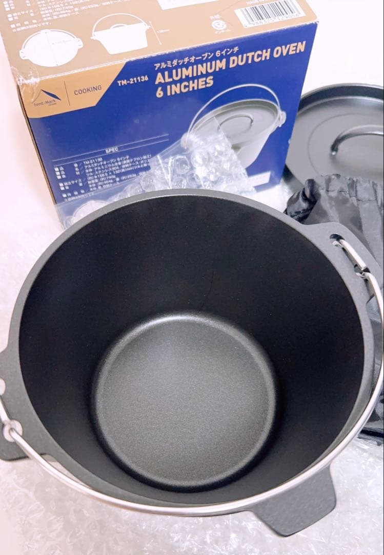 tent-Mark designs製 アルミダッチオーブン 6インチ BBQ
