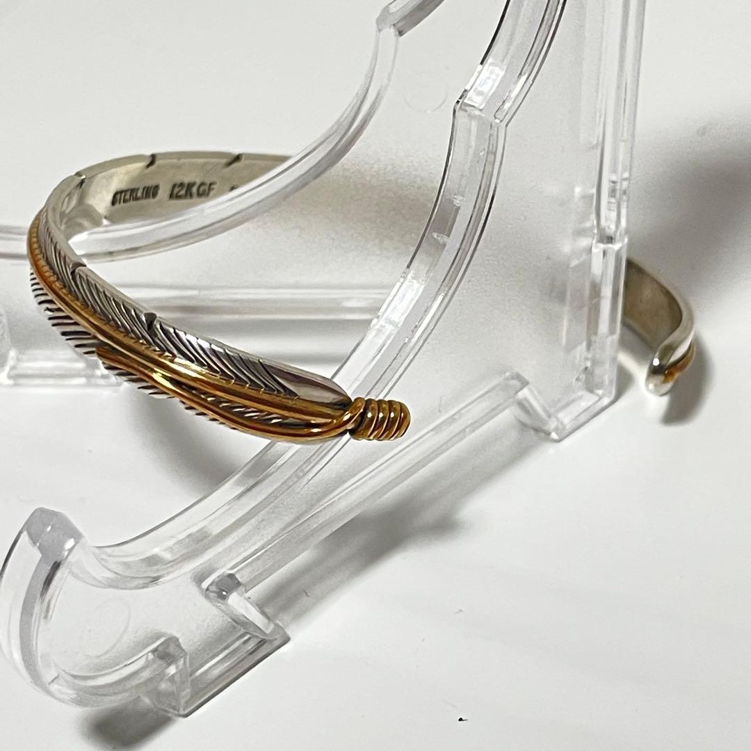 【12K】ハービー メイス作 ナバホ族　フェザー　インディアンジュエリー