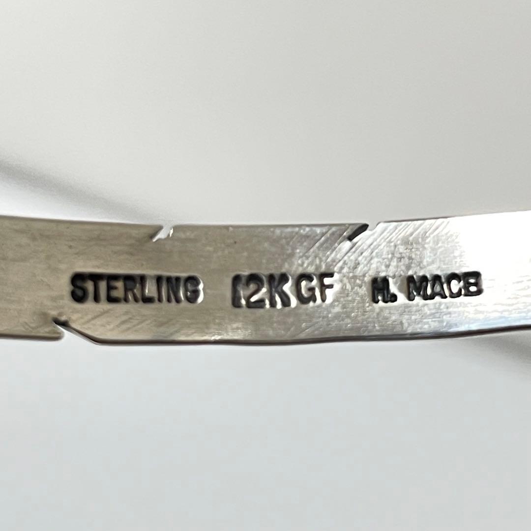 【12K】ハービー メイス作 ナバホ族　フェザー　インディアンジュエリー