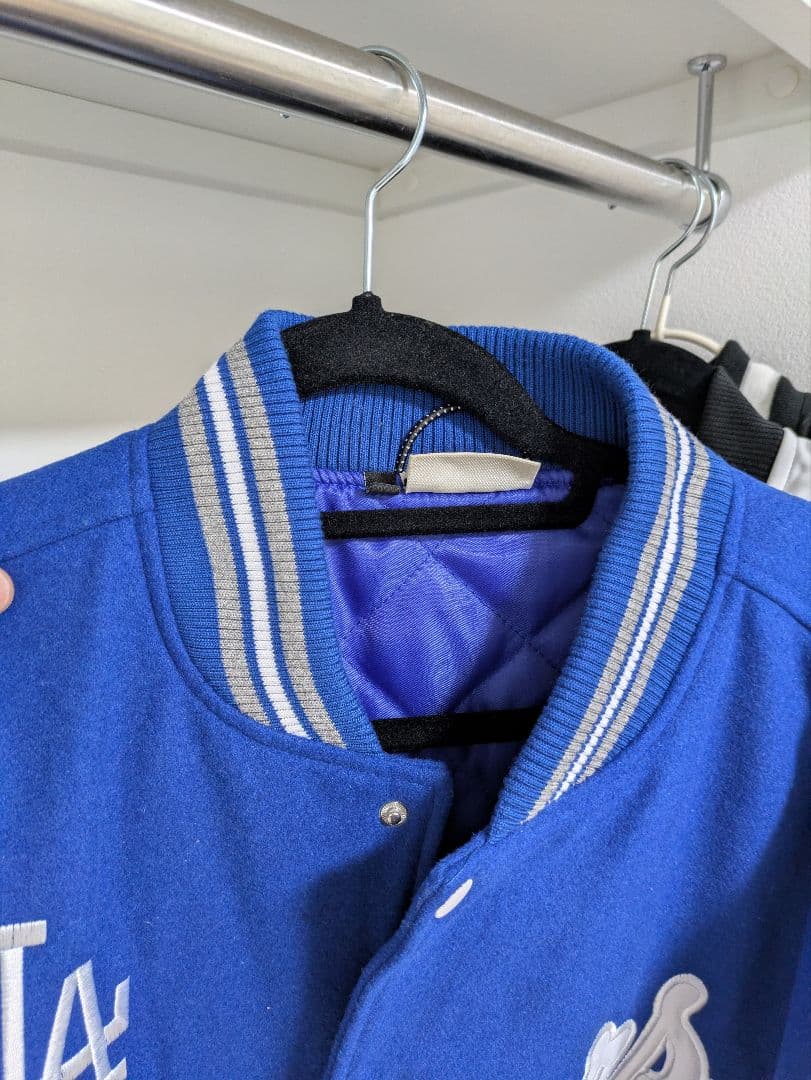 Dodgers スタジャン 青 LA　ドジャース