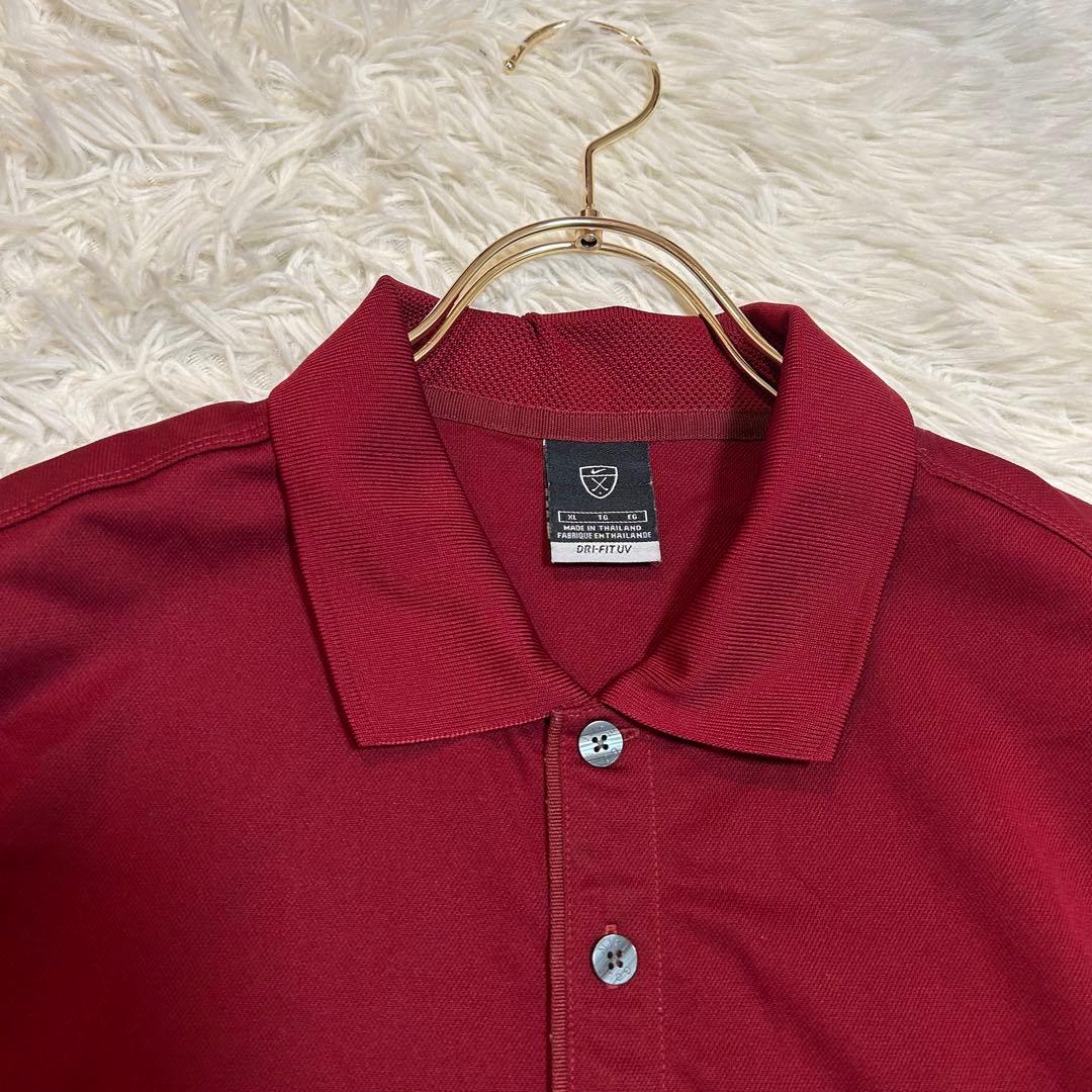 NIKE ポロシャツ ボルドー XL スポーツ アクティブ カジュアル - メルカリ