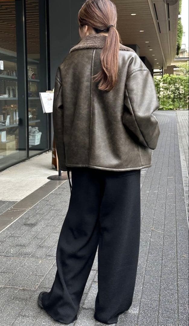 《WEB限定追加》フェイクレザーボアブルゾンJOURNAL STANDARD