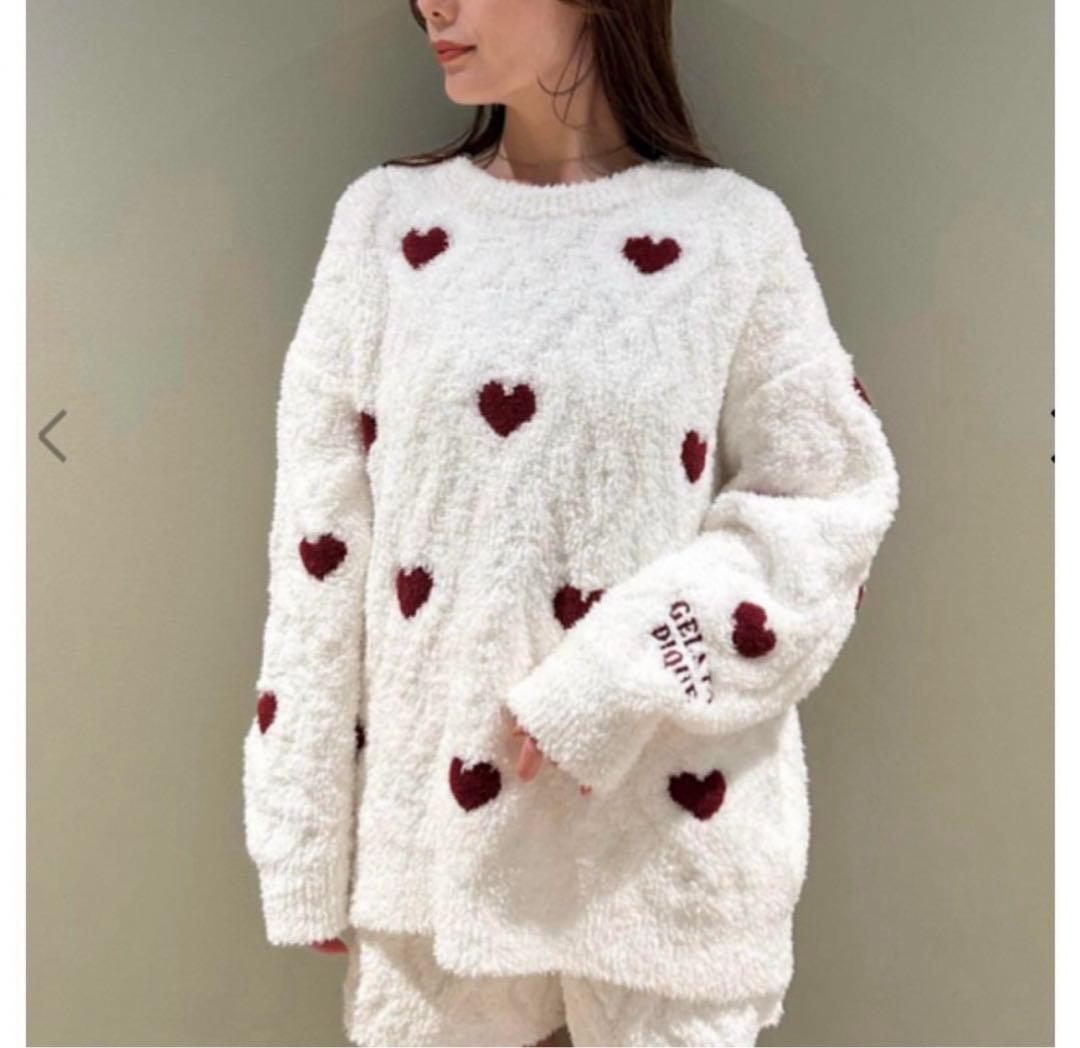 gelato pique ジェラートピケ ハートアラン 上下セット - メルカリ