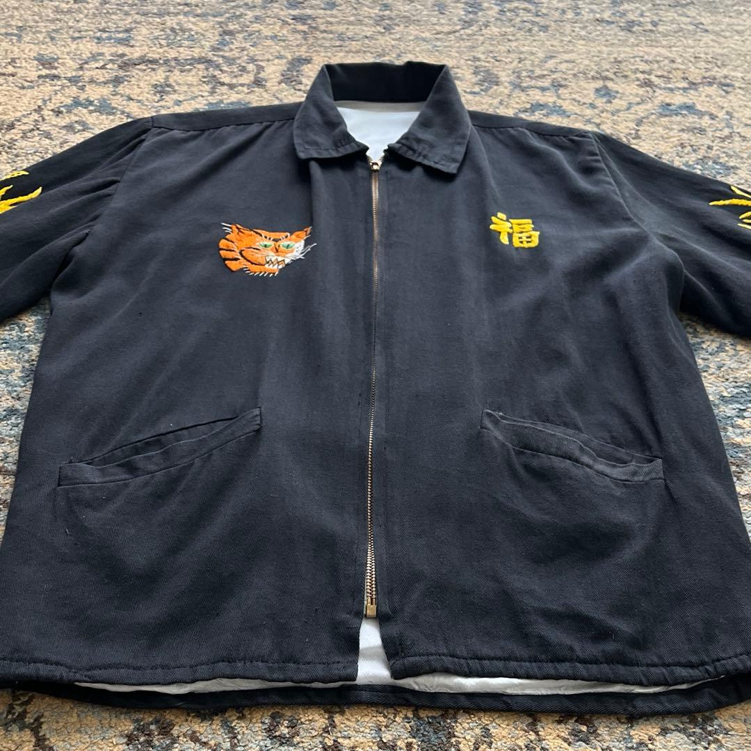 60s ベトジャン スーベニアジャケット 刺繍 ヴィンテージ オリジナル