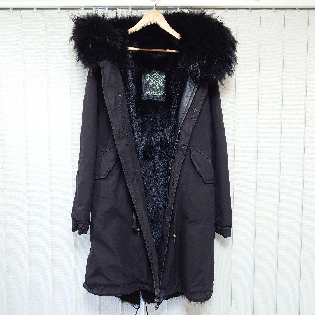 希少❗定価40万超❗ MR&MRS ITALY ファー モッズコート - メルカリ