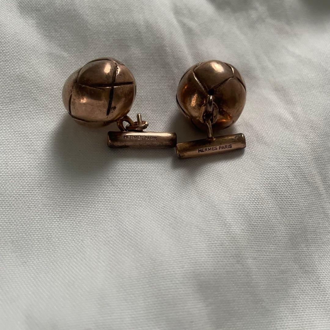 エルメス カフス ヴィンテージ HERMES ゴールド ブロンズ